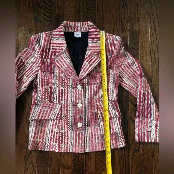 CAbi Women’s S Patchwork Blazer Jacket Style 6028 - NWOT - Picture 13 of 15